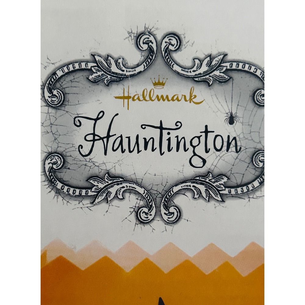 Hallmark Hauntington Vintage Motion Cackling Witch Luminary Plastic 10.5" Spooky - Picture 6 of 12